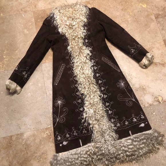 Penny Lane Coat, 70s Coat, Coat, Vintage Coat, 70s, Embroidered Coat, Hippy - Picture 1 of 10